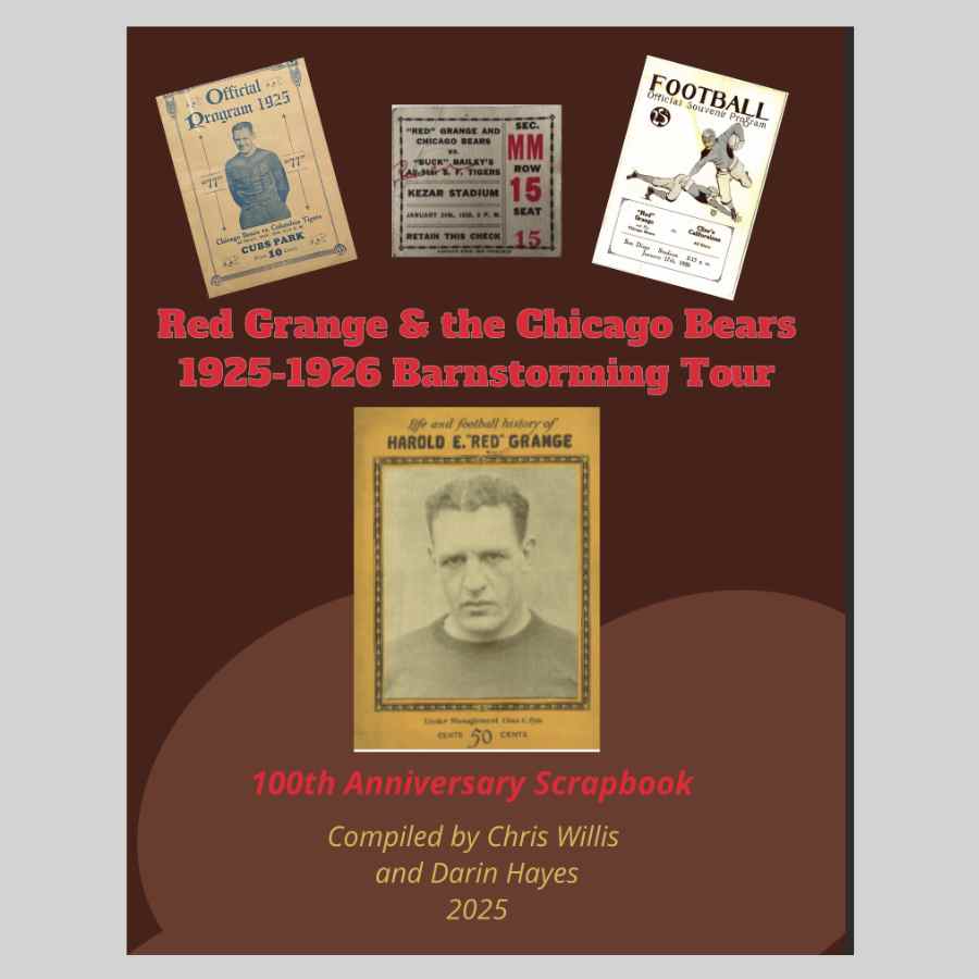 Red Grange Barntorming scrapbook cover image