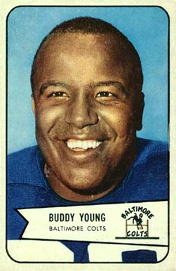 1954 Buddy Young Bowman card