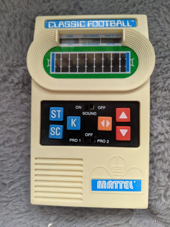 Original electronic best sale football game