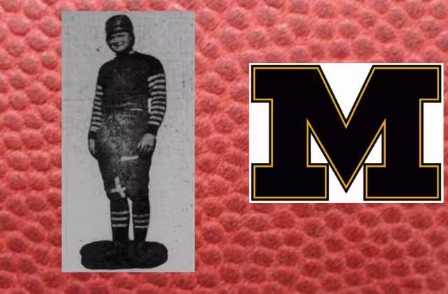 Brick Travis , Rock Island, 1921, https://www.newspapers.com/image/436498208/ Photo of football player Brick Travis