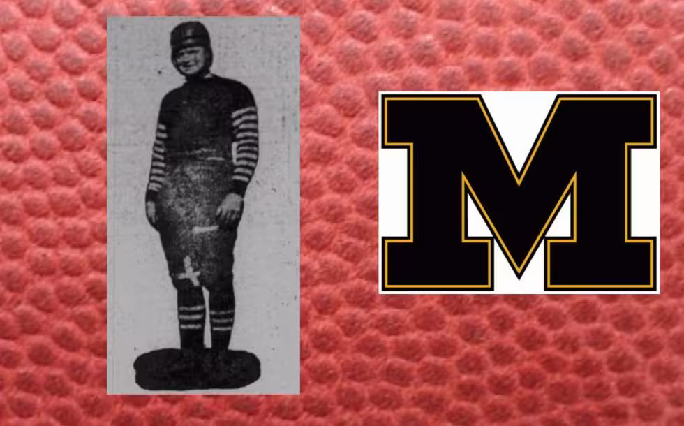 Brick Travis , Rock Island, 1921, https://www.newspapers.com/image/436498208/ Photo of football player Brick Travis