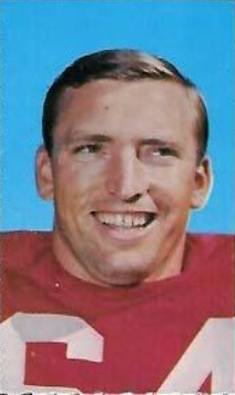 1969 Glendale Stamp of Dave Wilcox for San Francisco 49ers