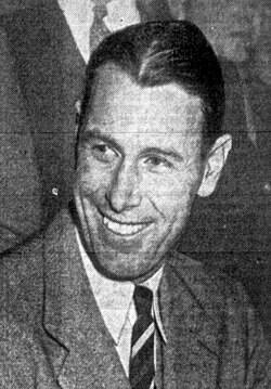 Black and white (Cropped) UCLA Bruins football coach Edwin C. "Babe" Horrell,uploaded to Wikimedia Commons by a contributor.