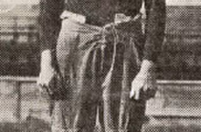 Manipulated detail of a 1926 program picturing my father and Huston Stockton from Mike Moran's personal collection