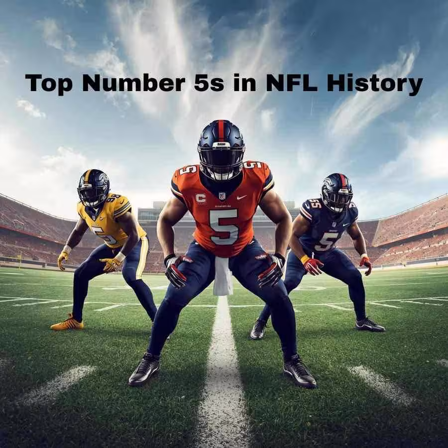 The Top NFL Players Who Wore Jersey Number 5