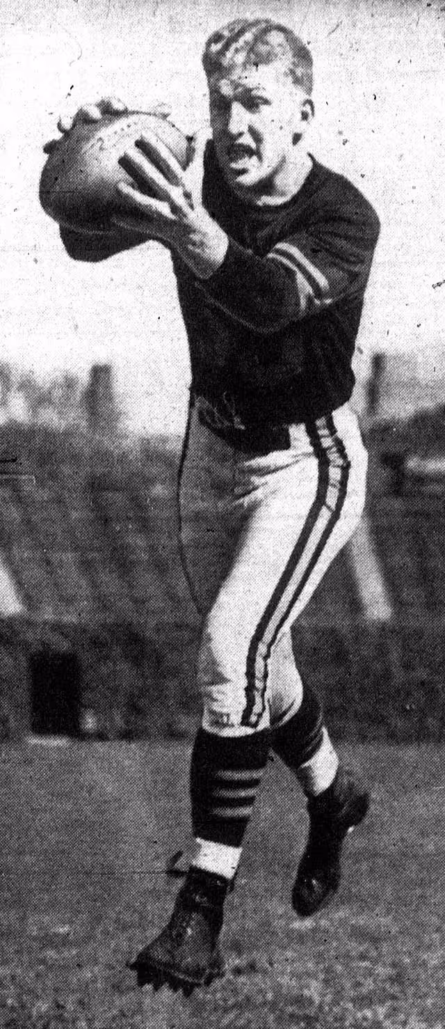 B/W, Newspapers.com image of Bob Fenimore in 1947.