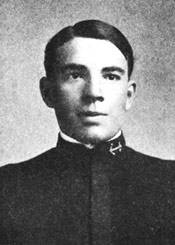 Vintage black and white military portrait of Jonas H. Ingram as a United States Naval Academy midshipman Original source http://www.usna.edu/Admissions/Notables/MOH/bios/ingram.htm Jonas H. Ingram as Annapolis midshipman.