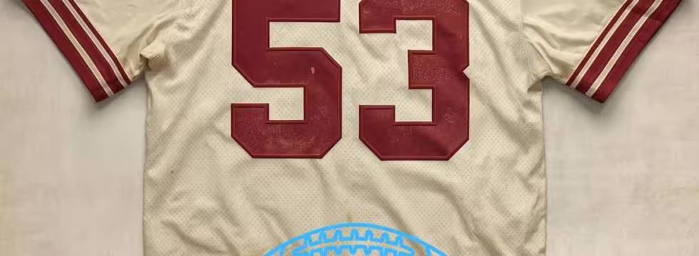 Canva AI-created image representative of what the player, Miss. State number 53.