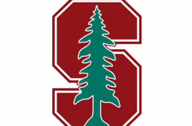 Full color, Stanford University Block logo, courtesy of Wikimedia Commons.