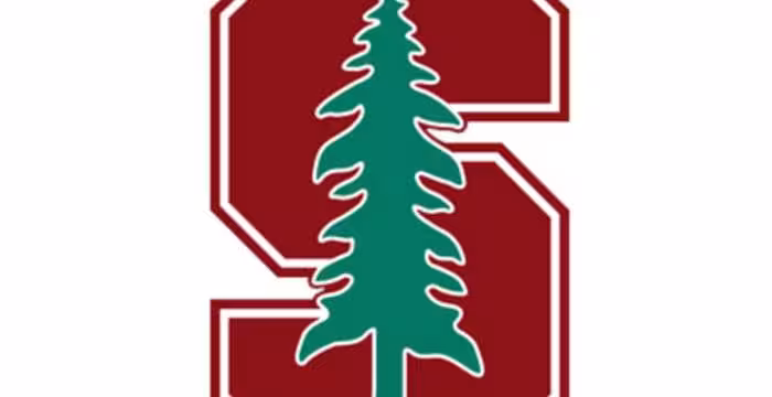 Full color, Stanford University Block logo, courtesy of Wikimedia Commons.