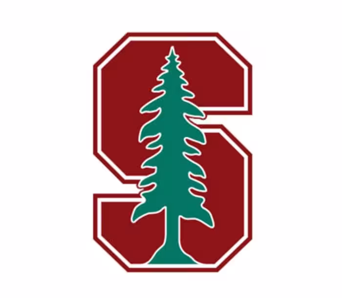 Full color, Stanford University Block logo, courtesy of Wikimedia Commons.