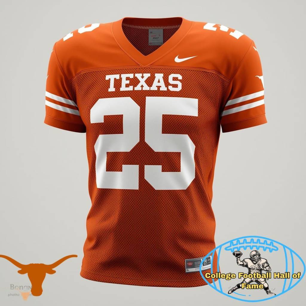 Canva AI-created image representative of what the player, Texas number 25.