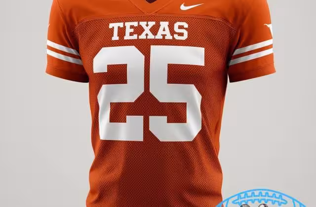 Canva AI-created image representative of what the player, Texas number 25.