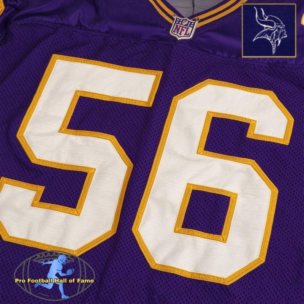 Gemini AI-created image representative of what the player, the legendary Vikings number 56 Chris Doleman.