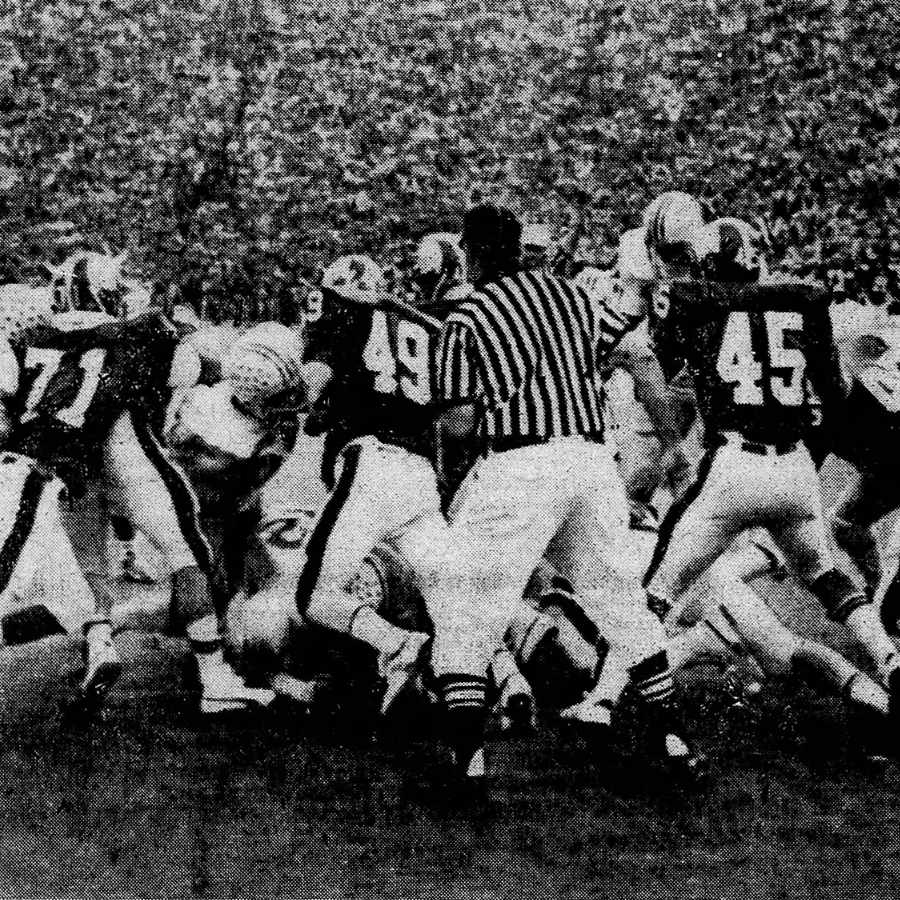 Final play Ohio State apparently scores on a loose fumble against Michigan State