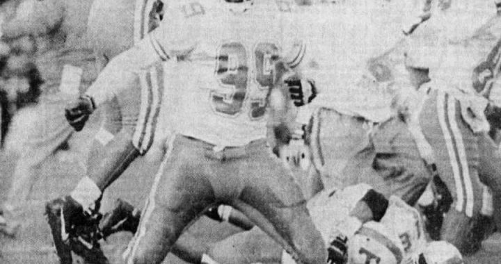 Tennessee Players celebrate after the comeback win over Notre Dame 1991