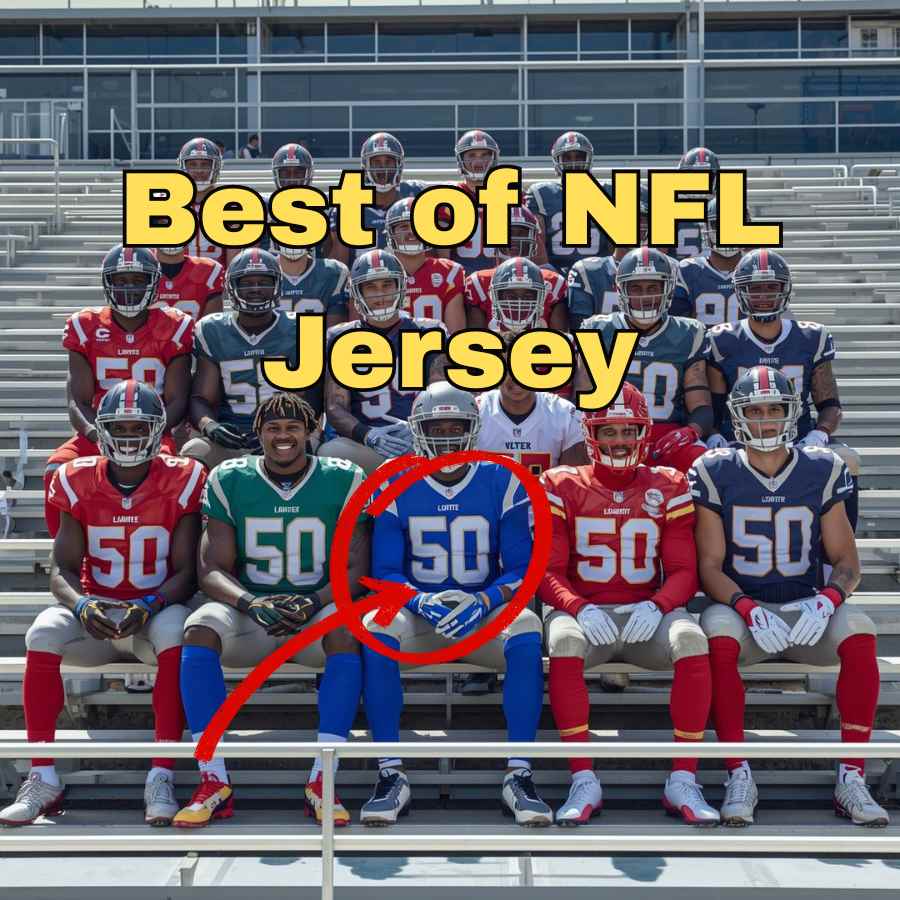 AI created group of players wearing number 50