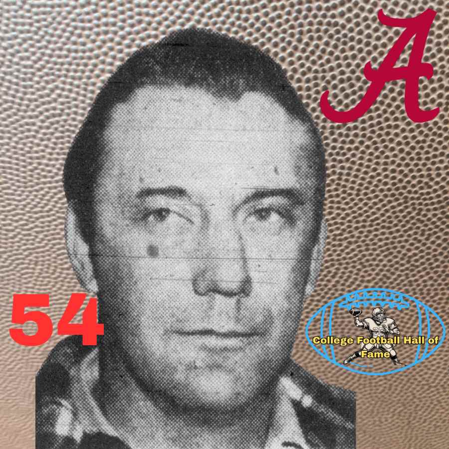 Cropped head shot of Dixie Howell 1949