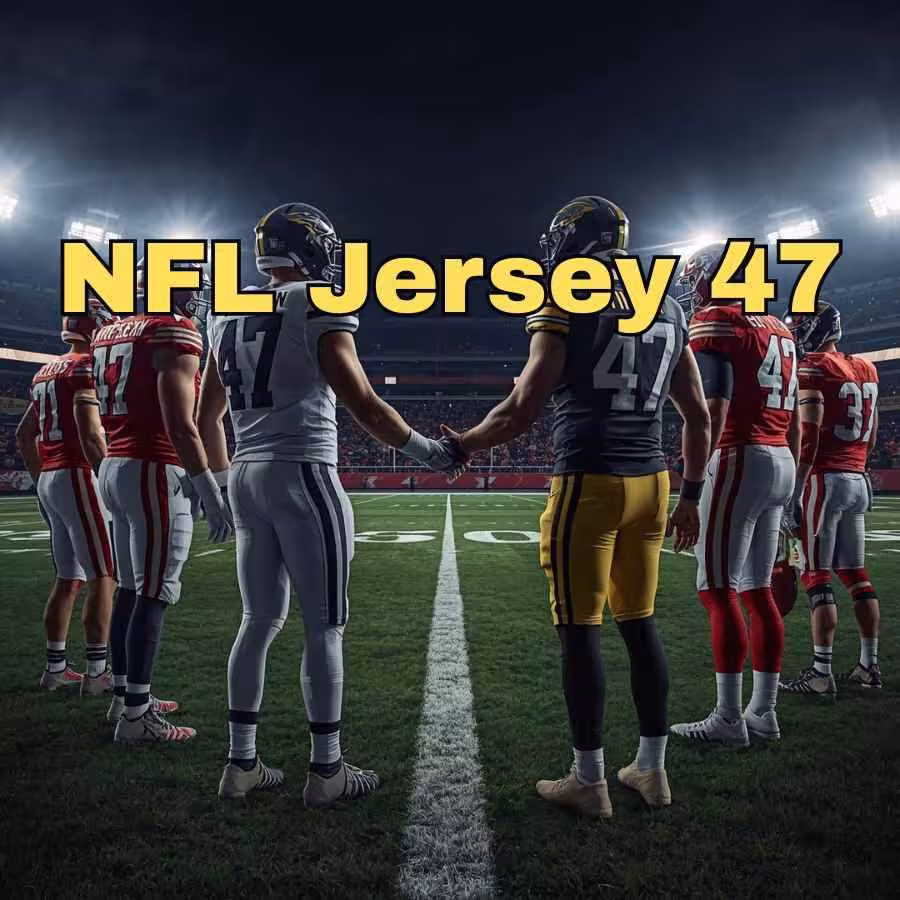 Players wearing jersey 47 shaking hands