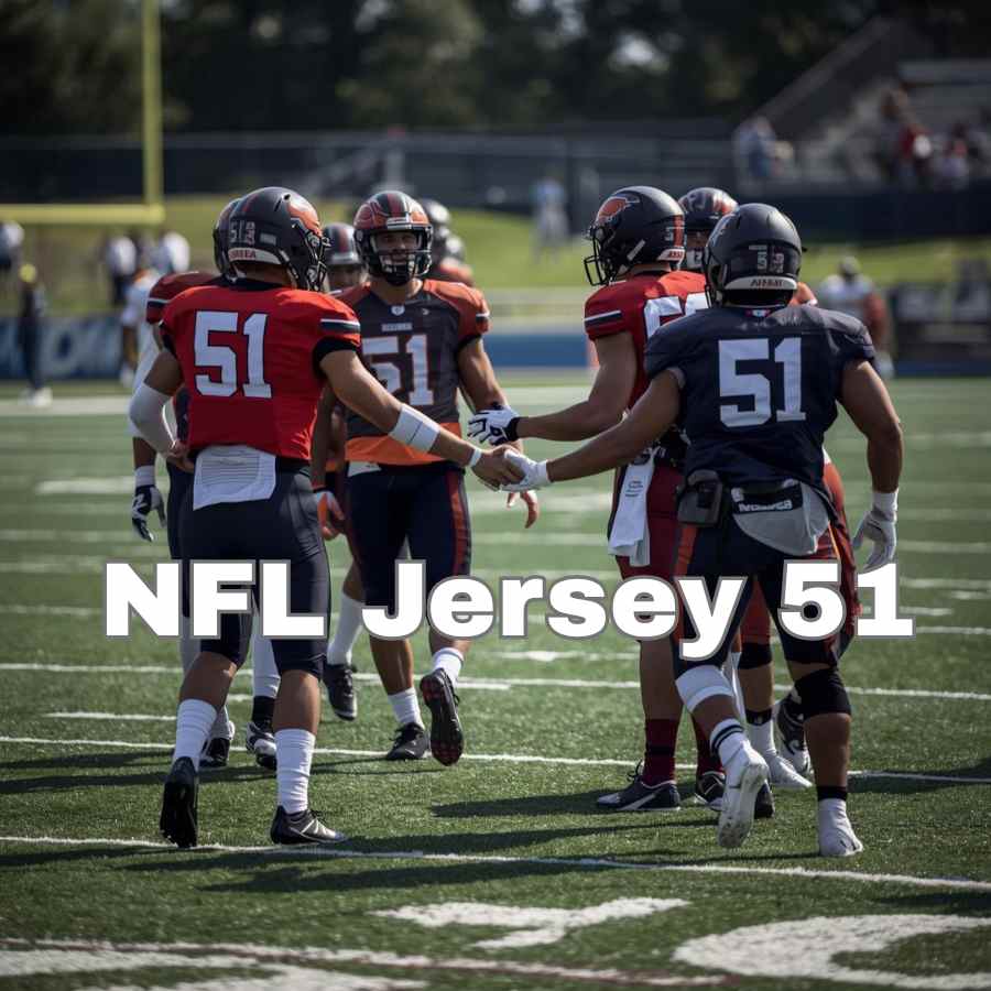 AI generated group of jersey 51 players