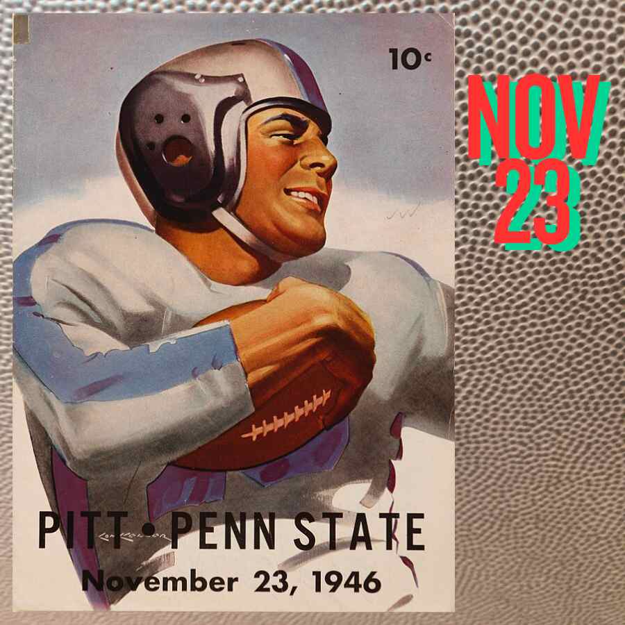 1941 Penn State vs Pitt program cover