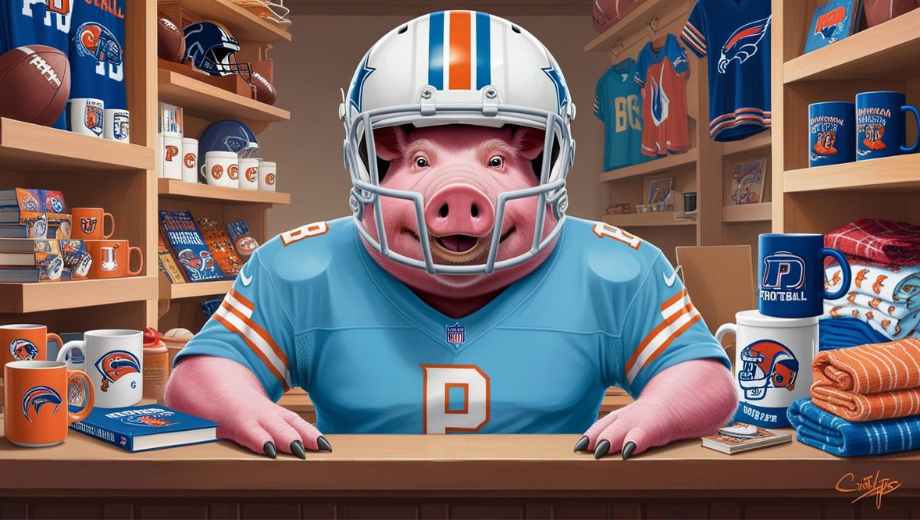 Pigpen Store image of Clete Marx at checkout counter