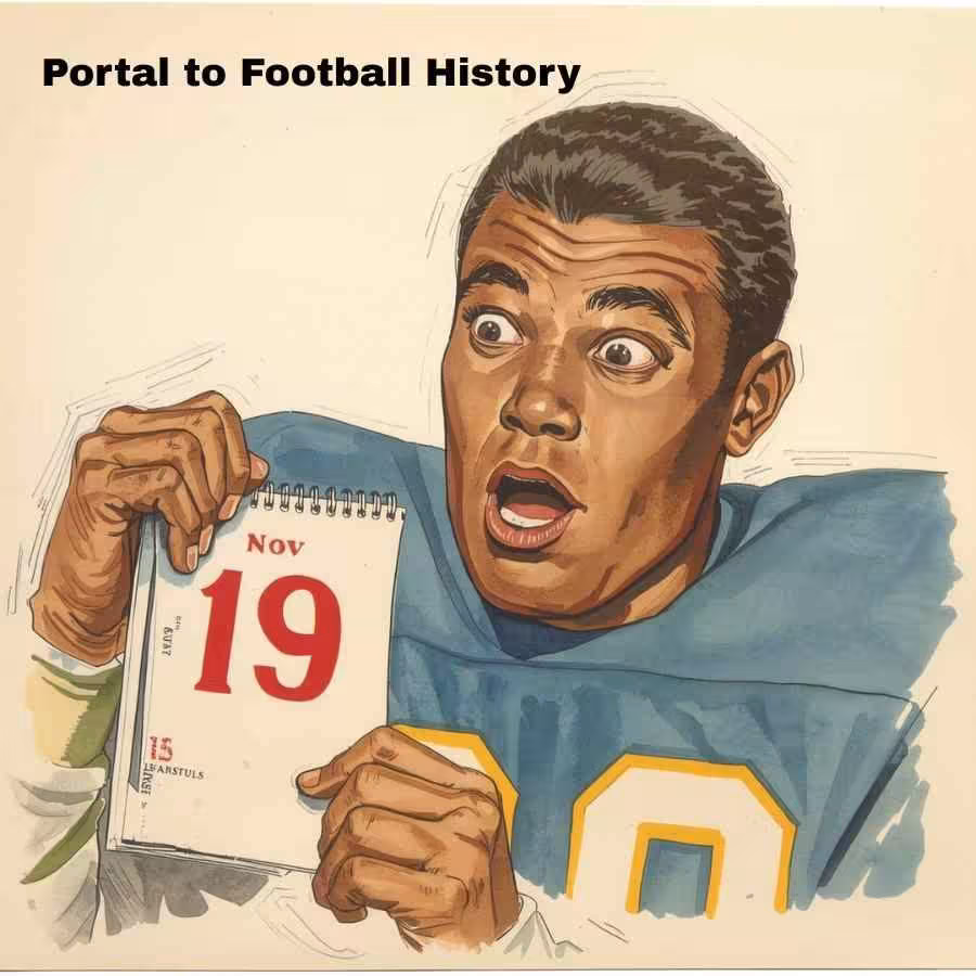 Football History of November 19