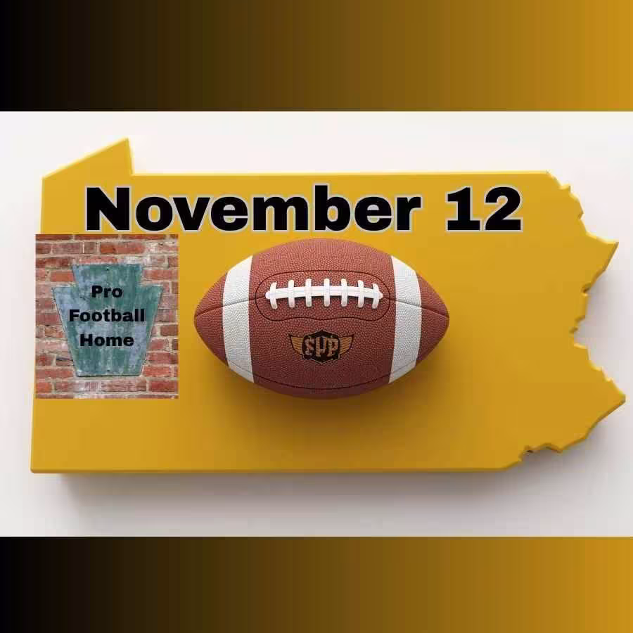 Nov 12: Western PA’s Pro Football Holiday