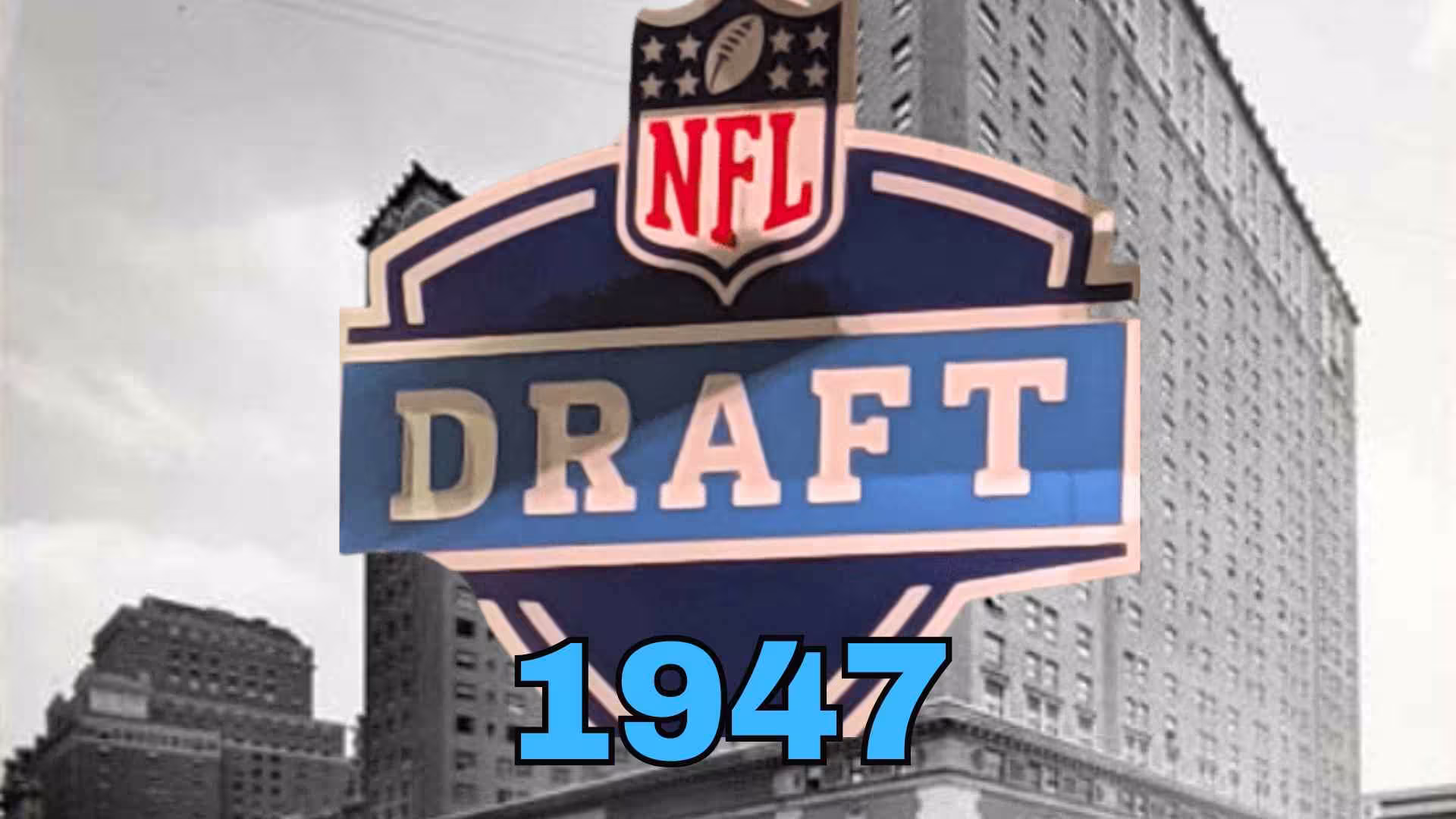 1947 NFL draft sign