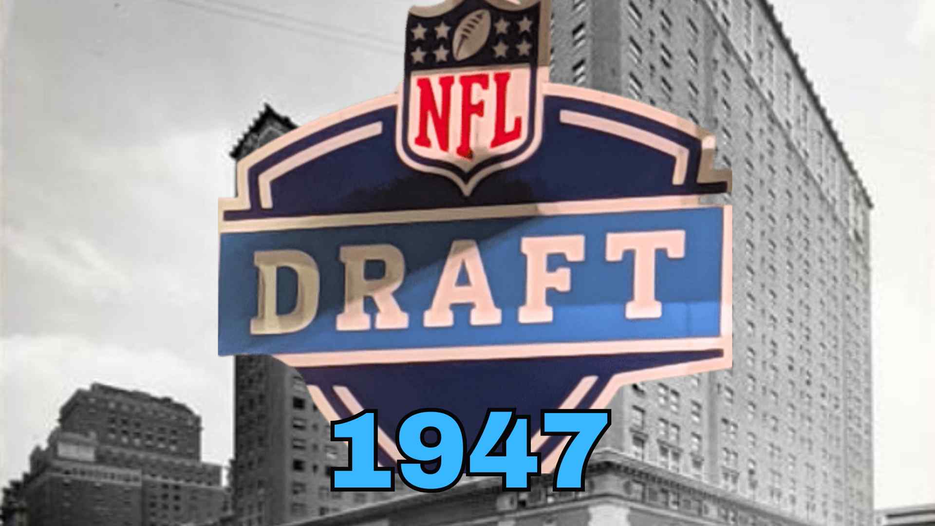 1947 NFL draft sign