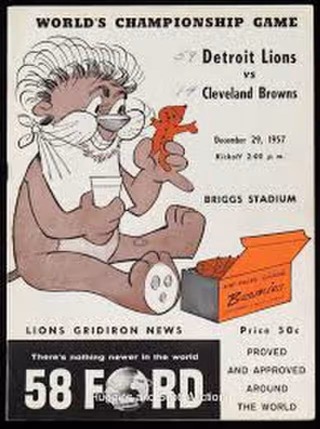 Shockwave in the Motor City: The Detroit Lions’ Historic 1957 Championship Blitz