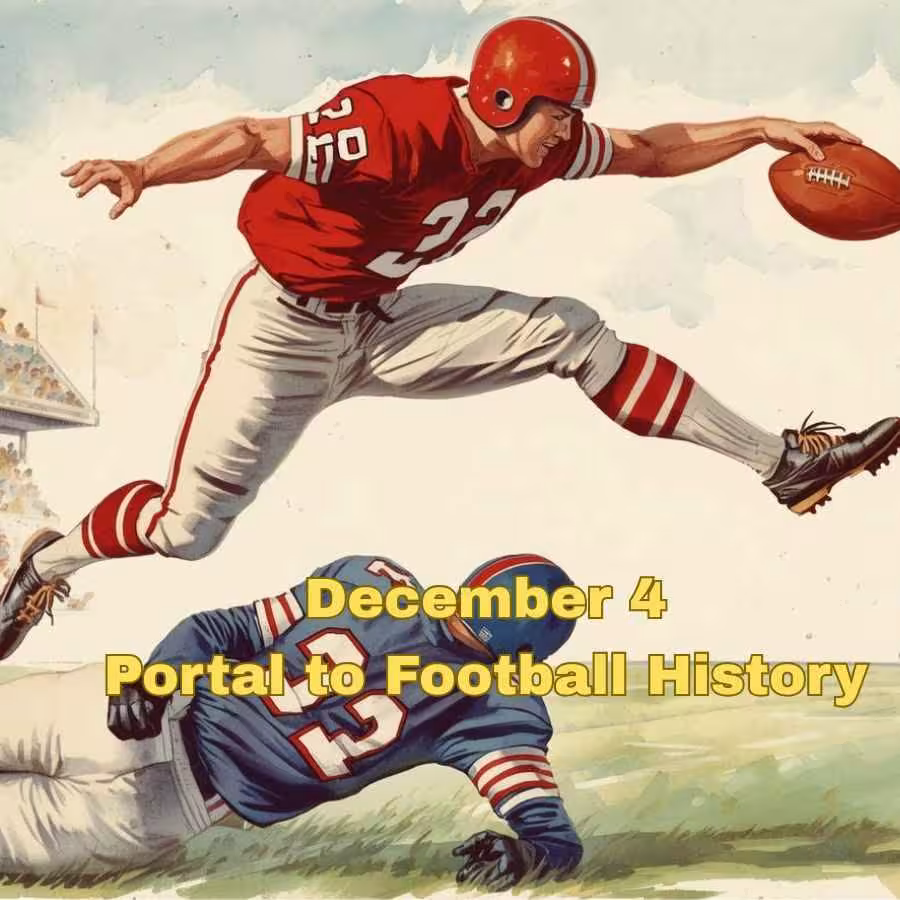 Football History of December 4