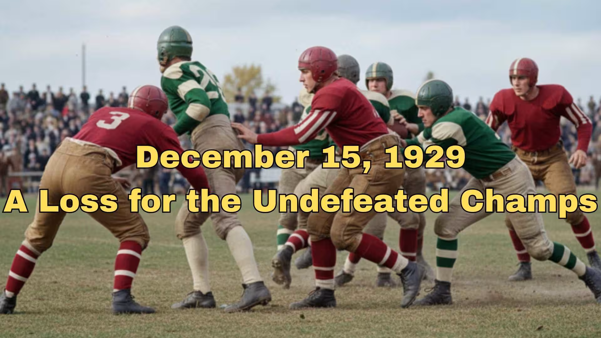 1929 Packers Upset Podcast Script (Approx. 5 Minutes)
