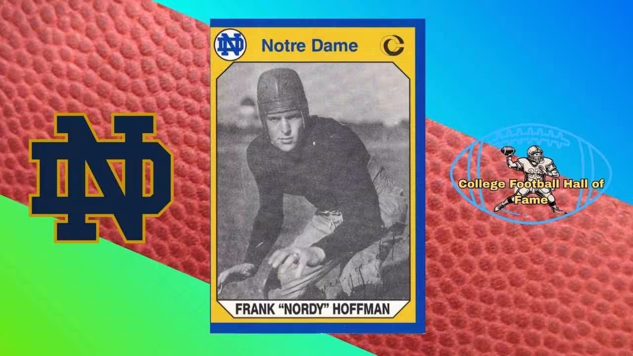 Frank “Nordy” Hoffman: Notre Dame’s All-American Guard and College Football Hall of Famer