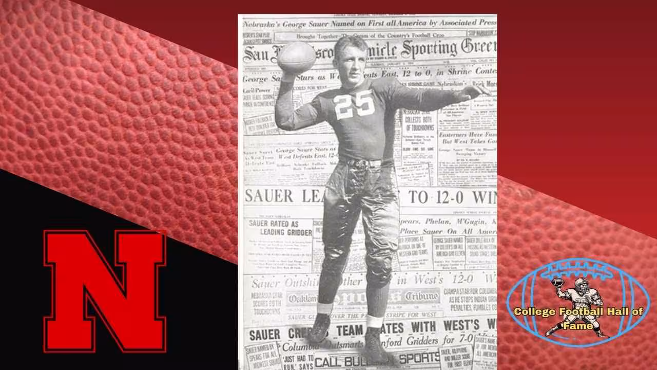 George Sauer: The All-America Nebraska Fullback