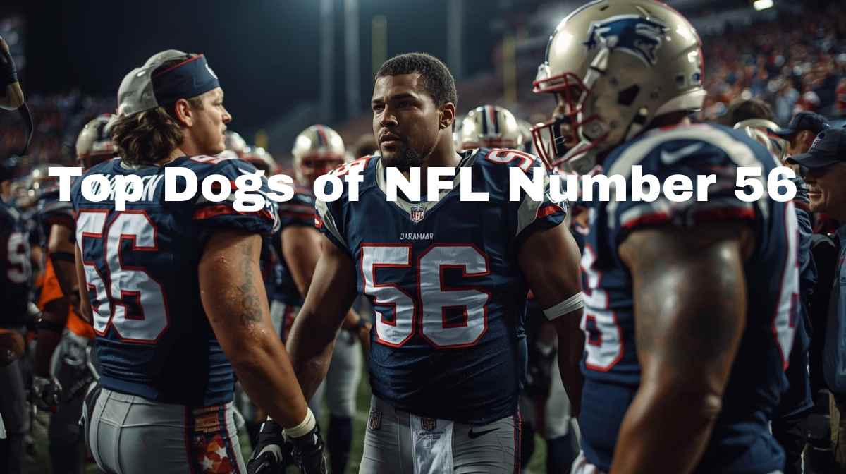 AI image of players wearing jersey 56