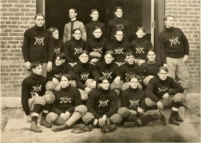 1901 VMI Keydets football team photo