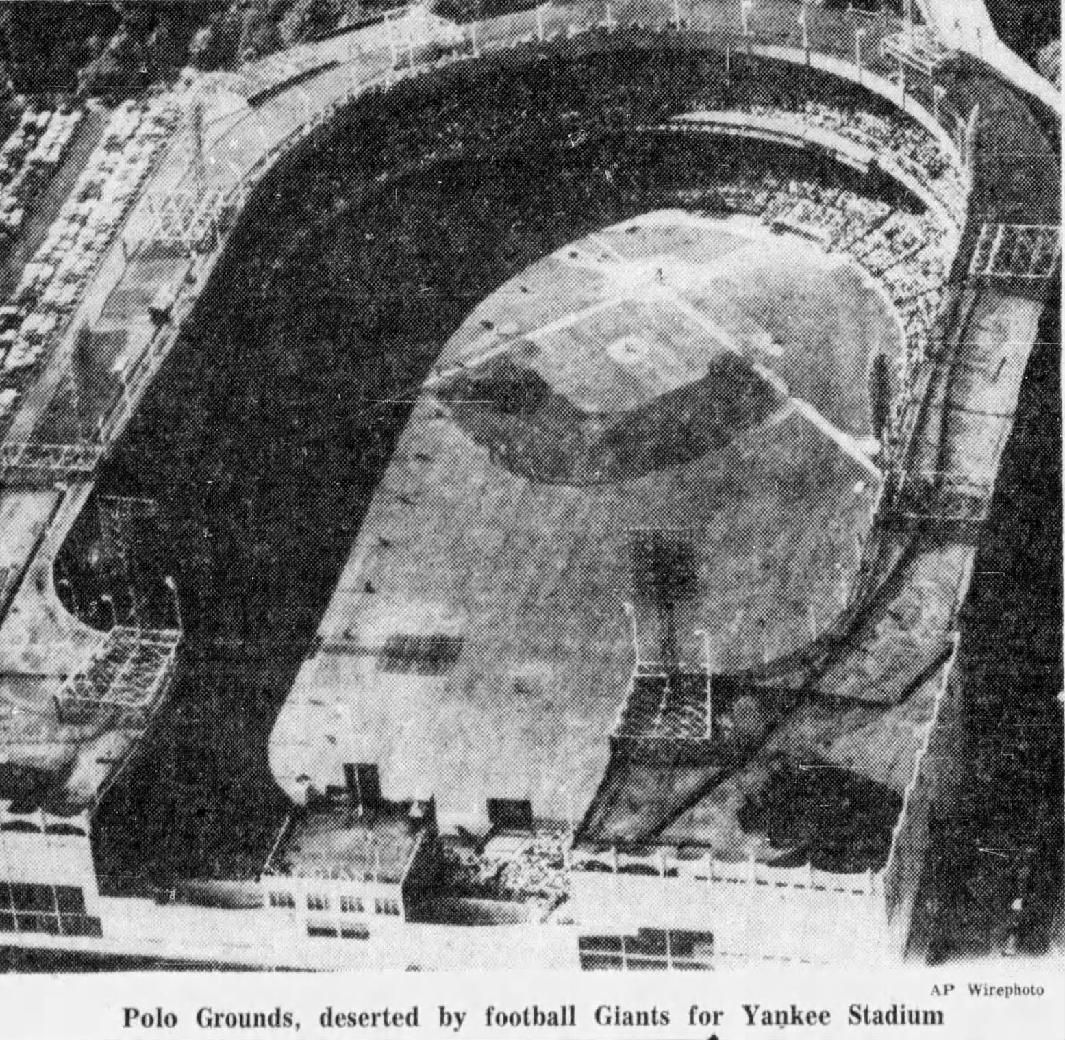 b/w image of 1956 bird's eye view of the Polo_Grounds