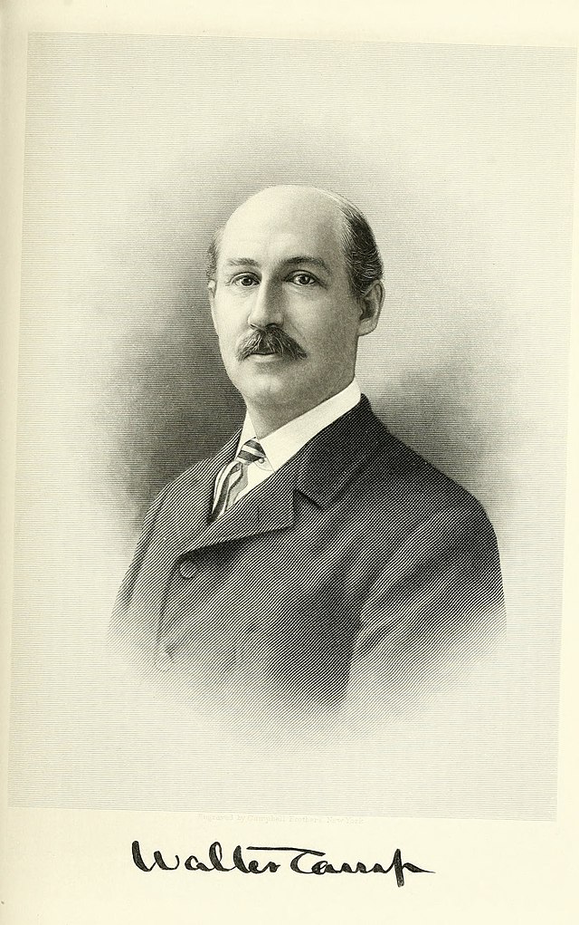 b/w photo head shot image of Walter Camp