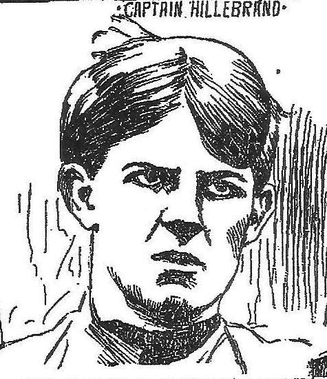 black and white pencil sketch of Portrait of Art Hillebrand