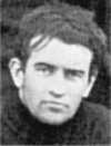 A small, grainy black-and-white headshot of Arthur Poe, an early American football star at Princeton. He is shown from the shoulders up, wearing a dark, heavy turtleneck athletic sweater. He has short, dark hair and a serious expression. The low-resolution image reflects its origin as an archival newspaper or yearbook clipping from the late 19th century.