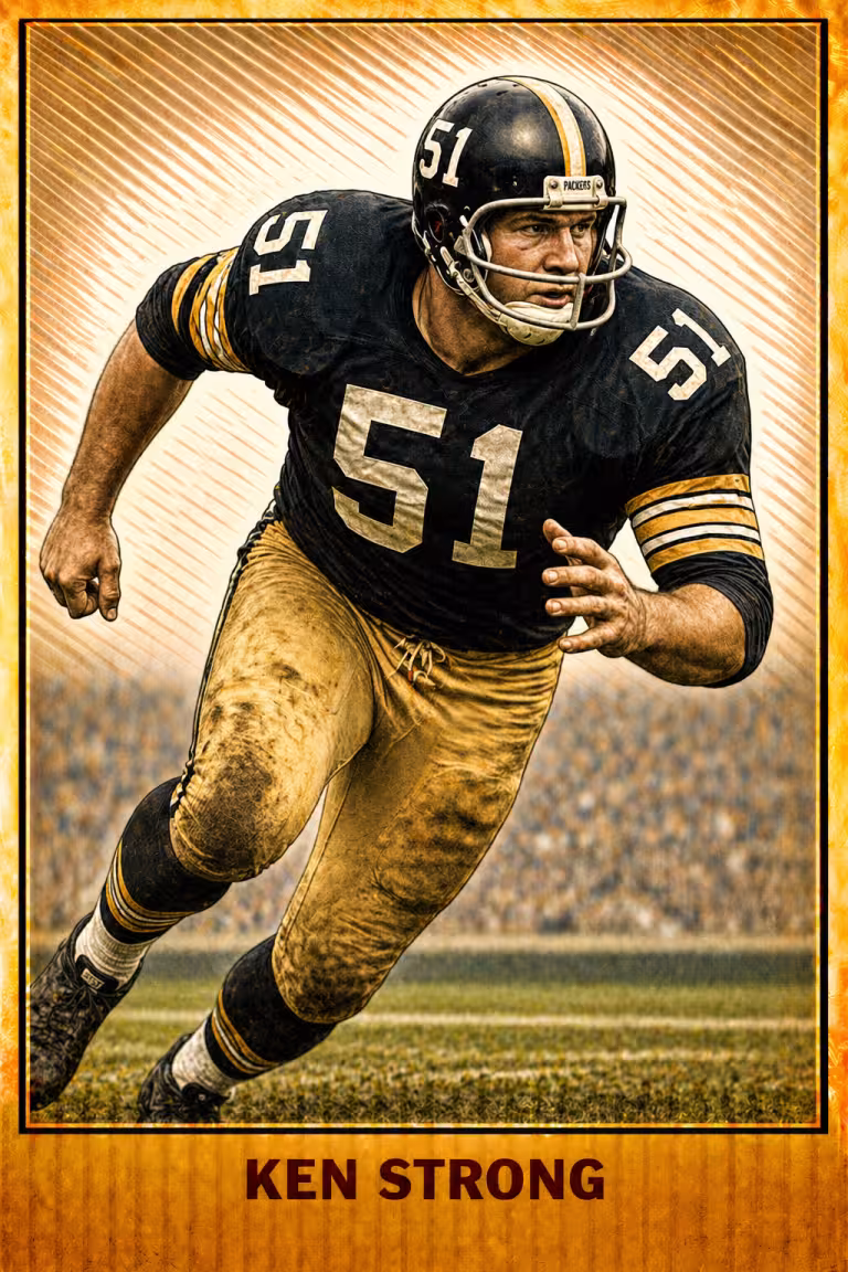 Ken Strong Halfback/Placekicker Staten Island Stapletons 1929 1932