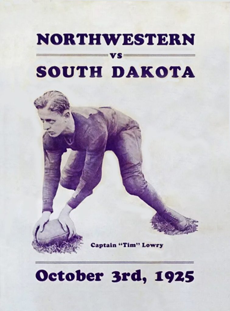 Vintage 1925 Northwestern-SouthDakota-game program