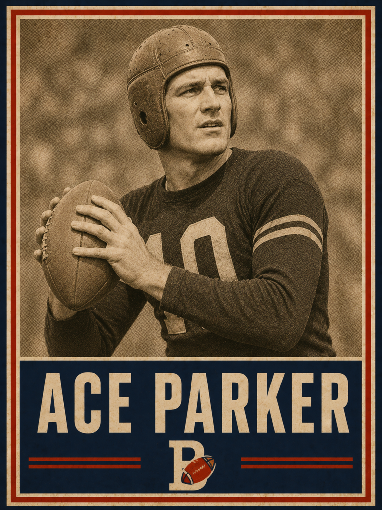 Ace Parker Quarterback Brooklyn Dodgers 1937 1941