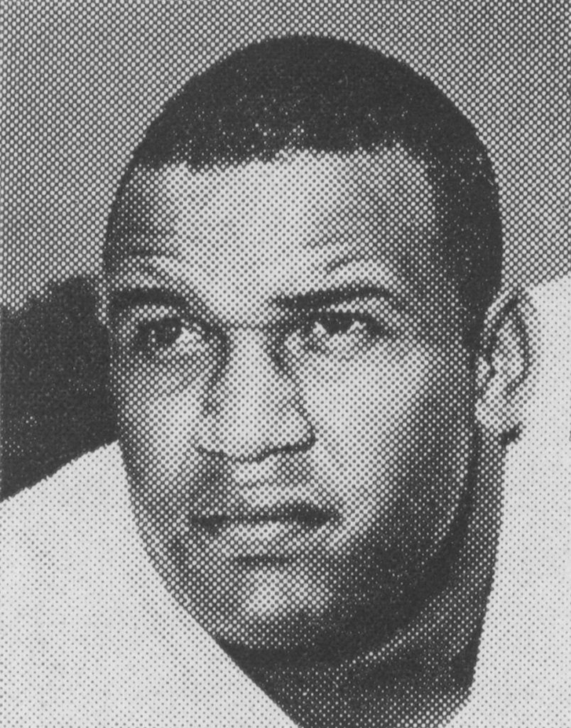 vintage black and white head shot publicity photo of Brown-Roger-1963