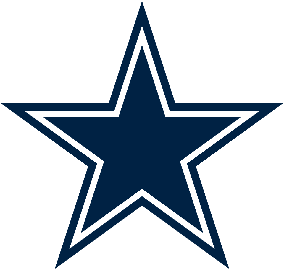 Dark blue Dallas Cowboys star logo.