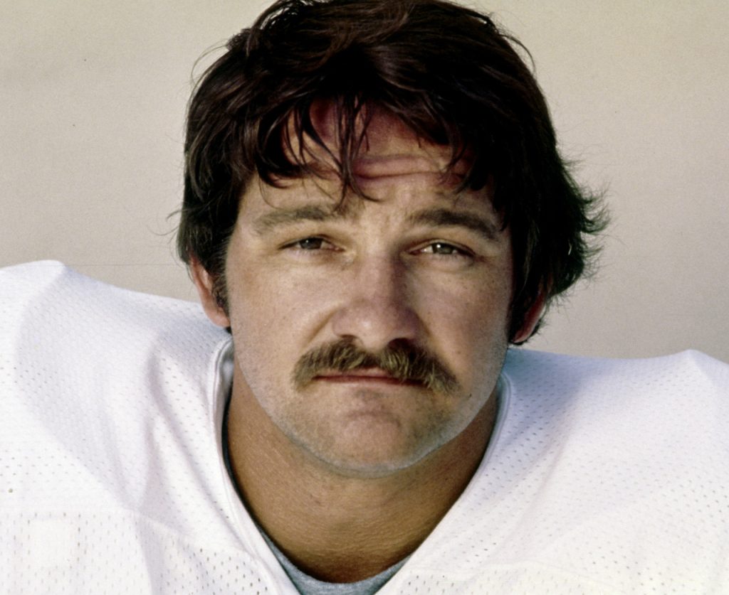 Publicity color photo of Jim Langer, SDSU Football Player
