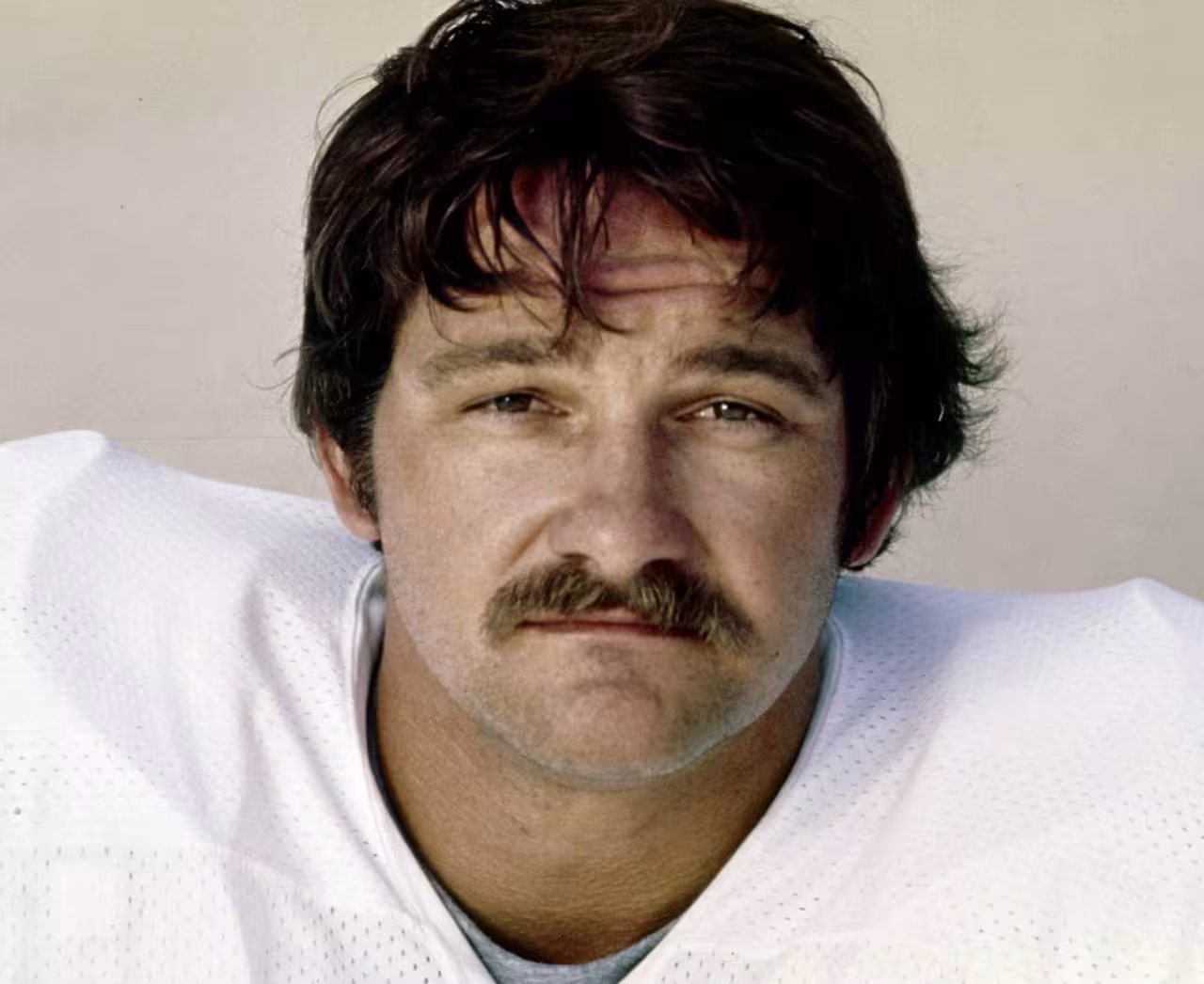 Publicity color photo of Jim Langer, SDSU Football Player