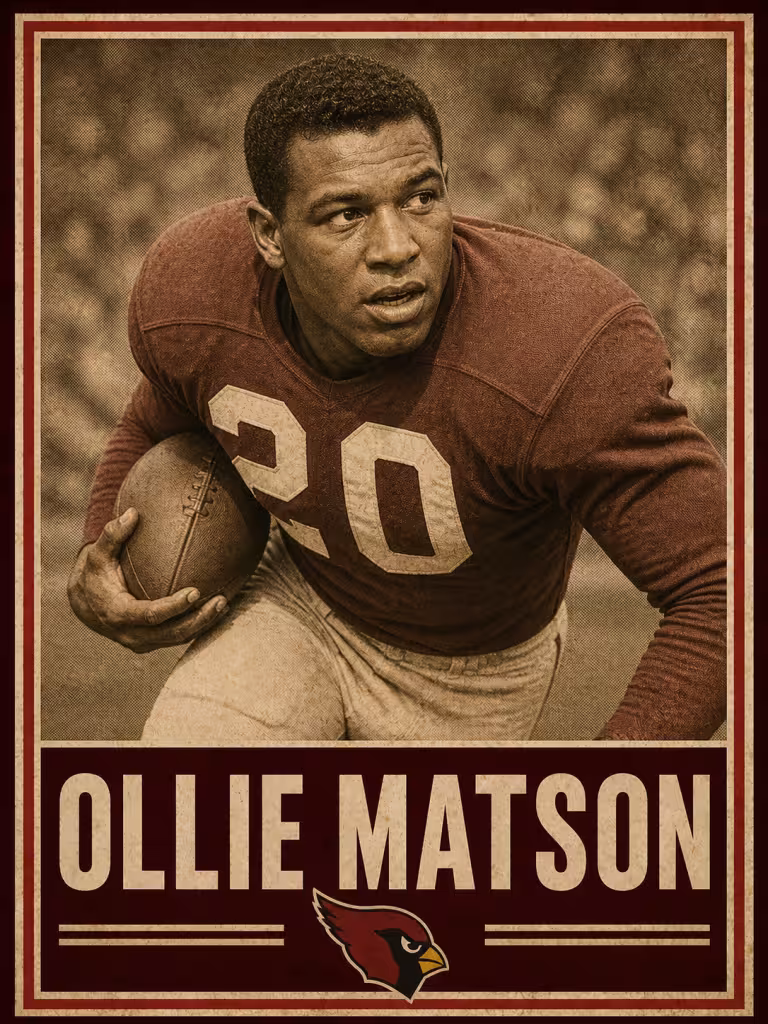 Ollie Matson Halfback Chicago Cardinals 1952 1958