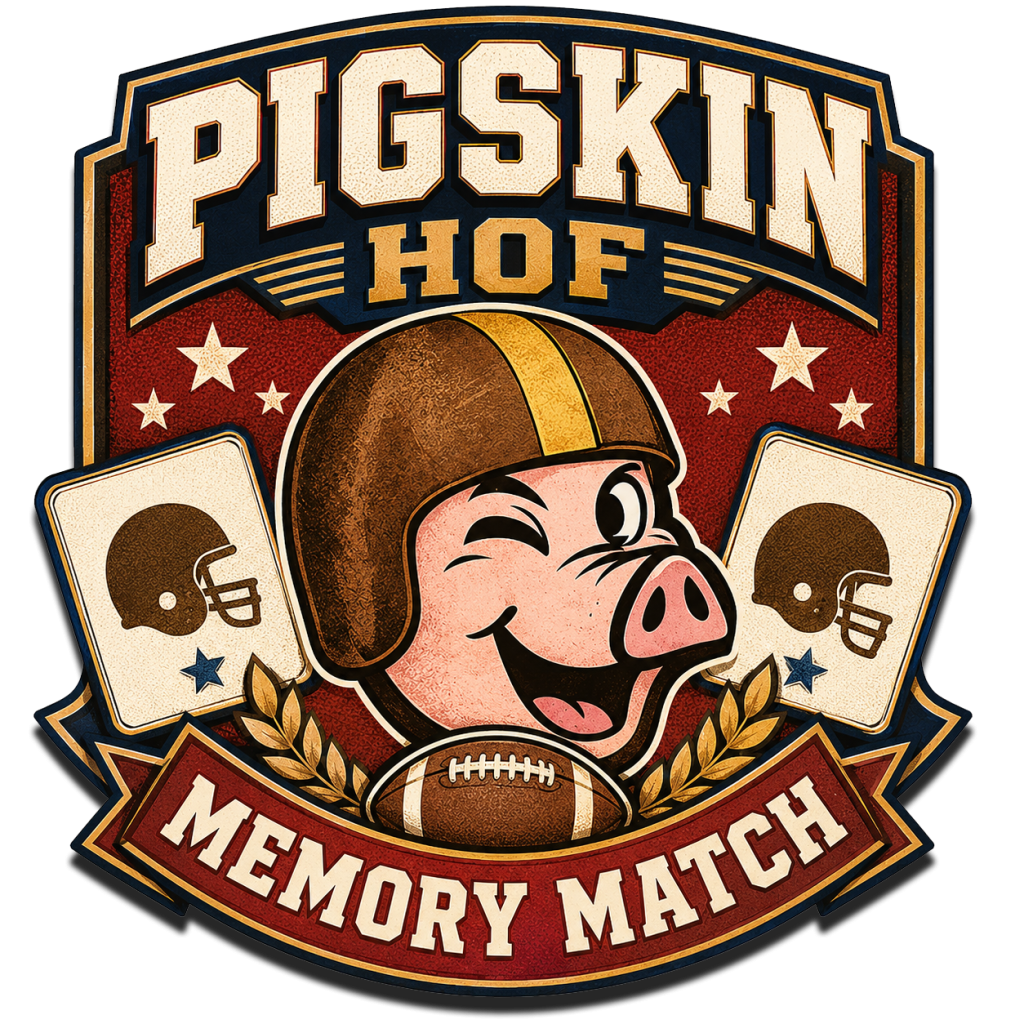 Pigskin HOF Memory Match